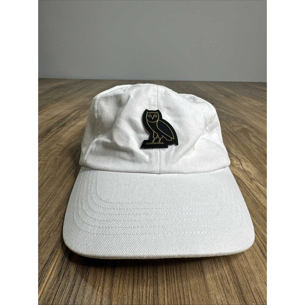 Drake OVO Hat Golden Owl White Drake October's Very Own Baseball Adjustable Cap‎